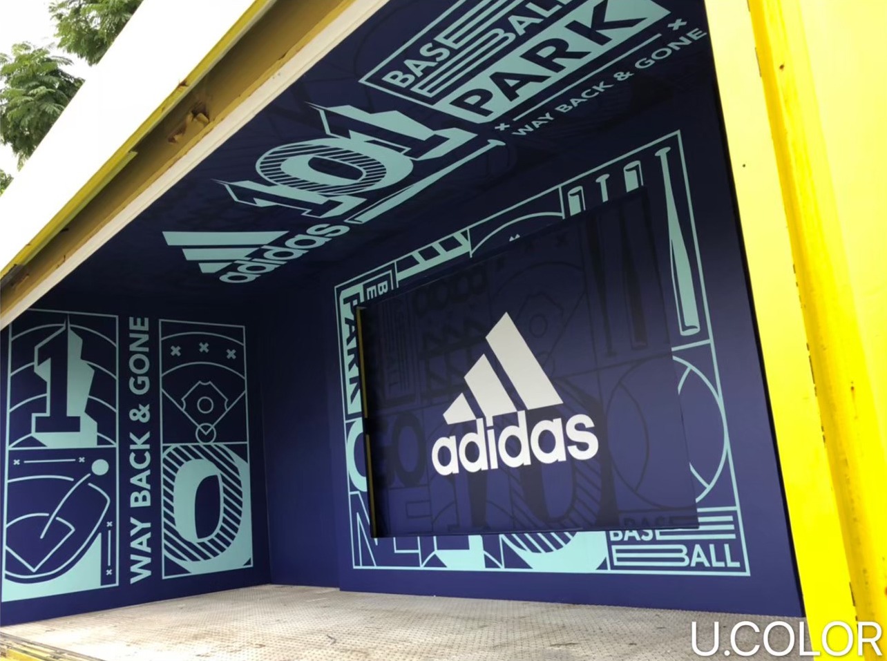 Adidas 101 籃球公園活動佈置案例