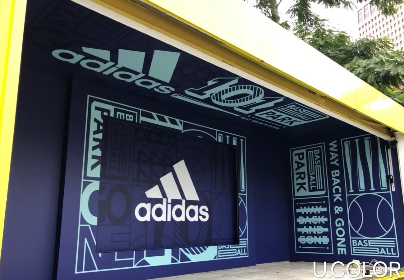 Adidas 101 籃球公園活動佈置案例