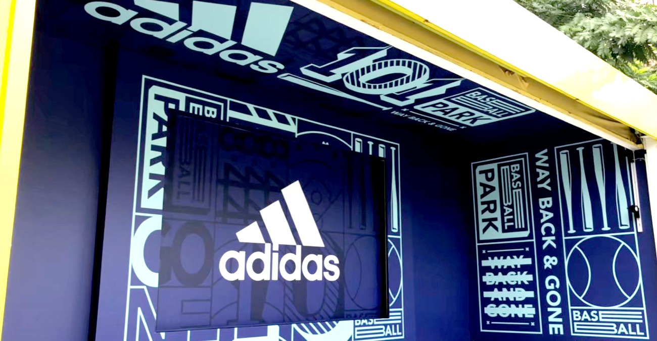 Adidas 101 籃球公園活動佈置案例